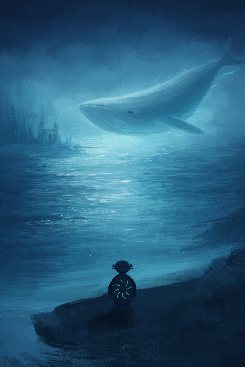 Whale artwork